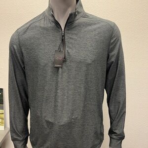 Greg Norman Tech Performance Heather 1/4 Zip Pullover
